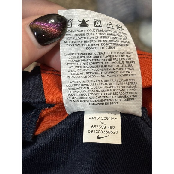 Nike NFL Chicago Bears Dri-FIT Polo 🏈 Men's XL - Picture 3 of 5